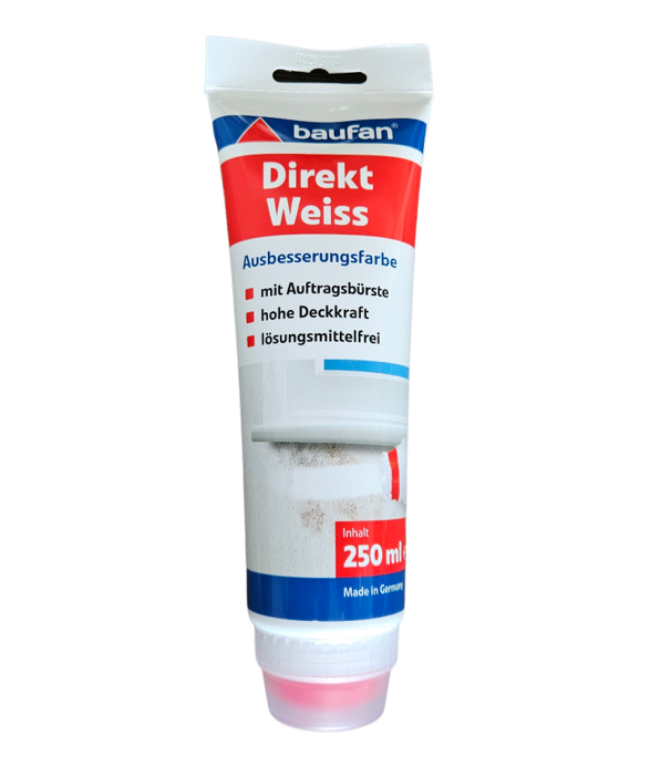 Direktweiß Reparaturfarbe